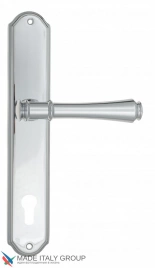Дверная ручка на планке Callisto PL02 CP Venezia цилиндр