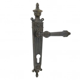 Дверная ручка на планке Canova IAB Chidini Bosco цилиндр