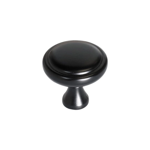 Мебельная ручка кнопка M318.K.BLACK фото 1